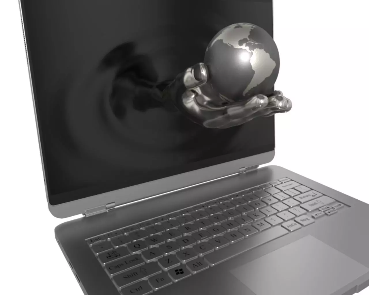 Global Laptop Version 3D model_0