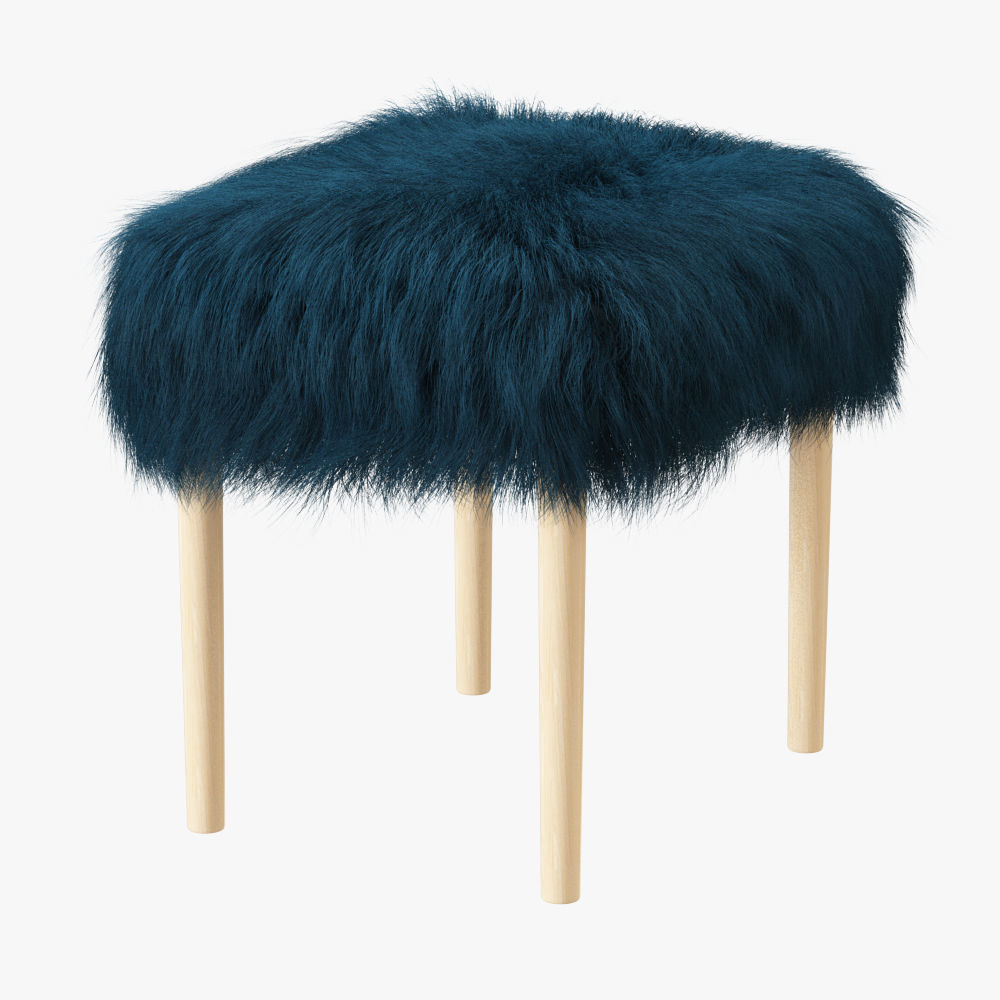 Seren Baa Beauty Stool 3D model_1