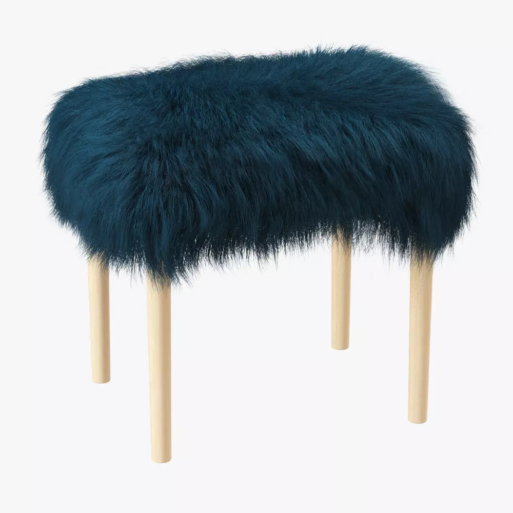 Seren Baa Beauty Stool 3D model_0