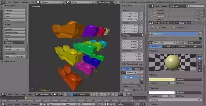 12 Low poly game ready spaceship fighters Low-poly 3D model