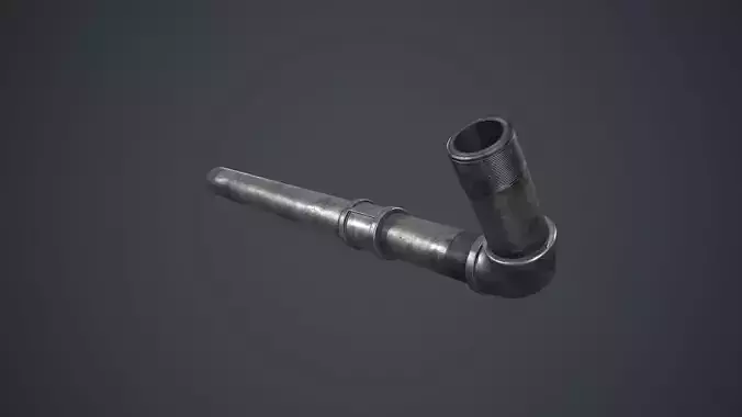 Metal Pipe Weapon PBR Game Ready