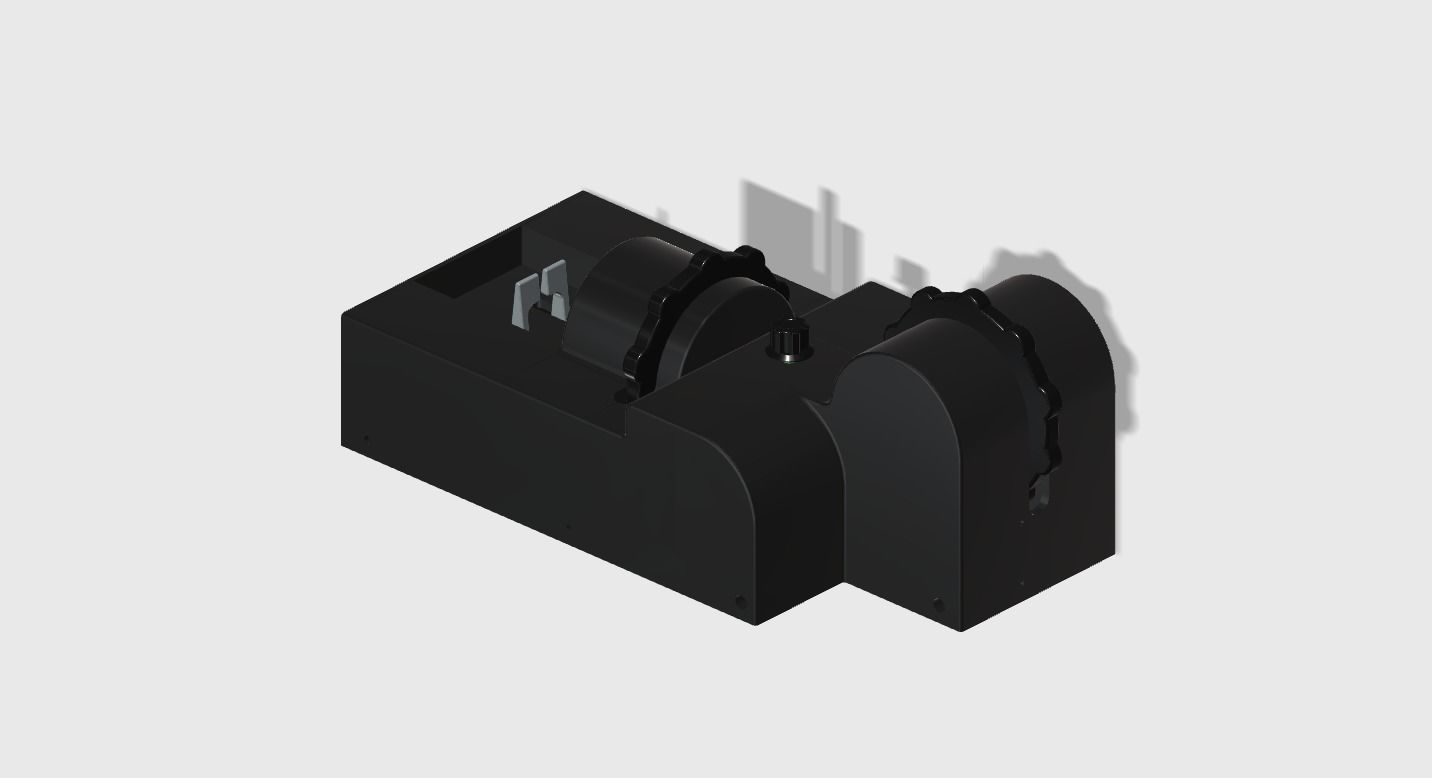 Piper Seneca style Trimmer and Fuel selector 3D print model_2