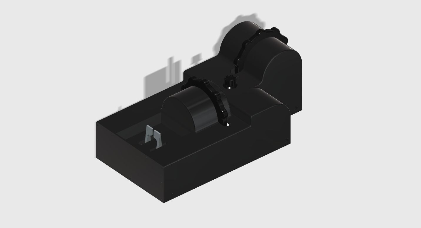 Piper Seneca style Trimmer and Fuel selector 3D print model_3