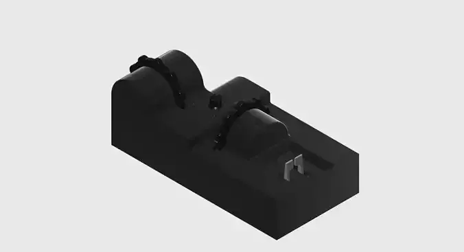 Piper Seneca style Trimmer and Fuel selector 3D print model