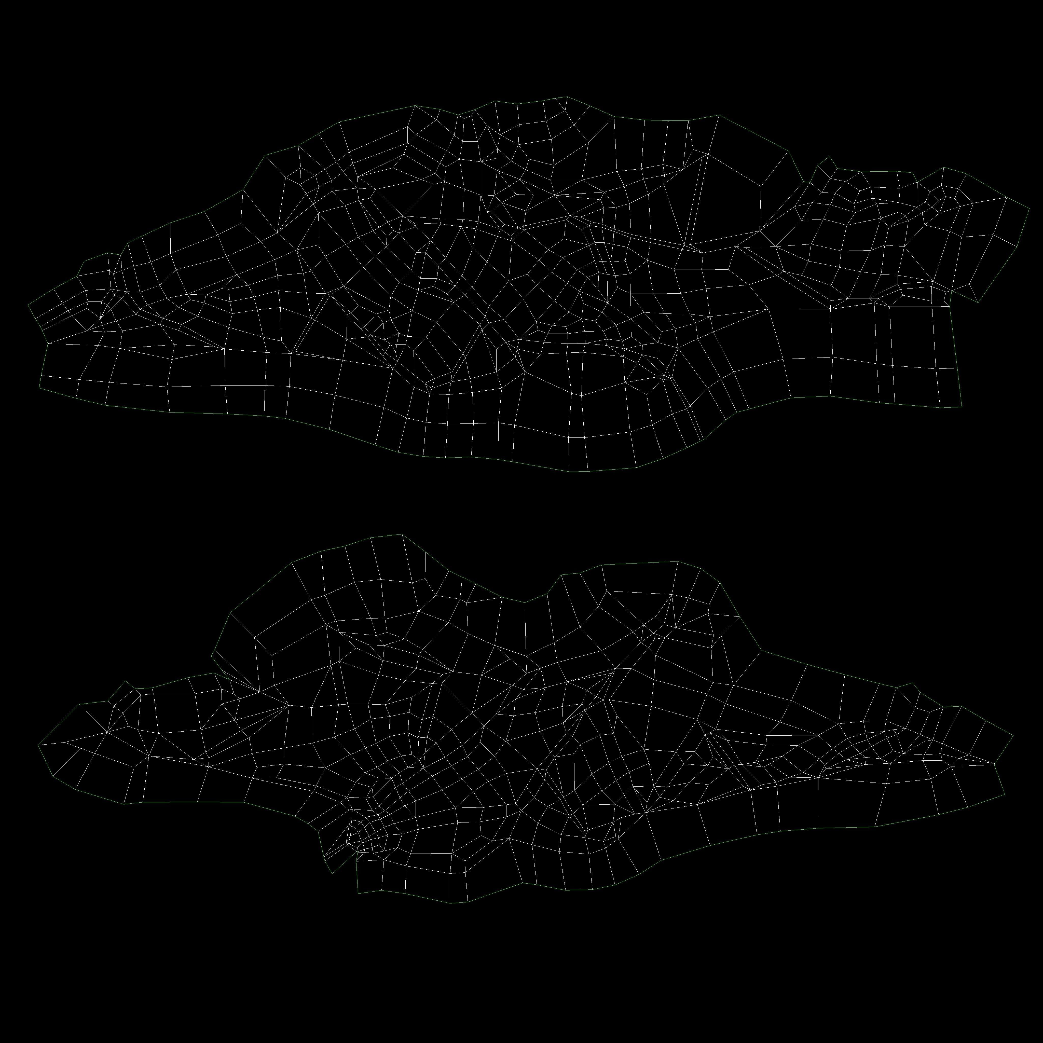 Glass crystal Free low-poly 3D model_4