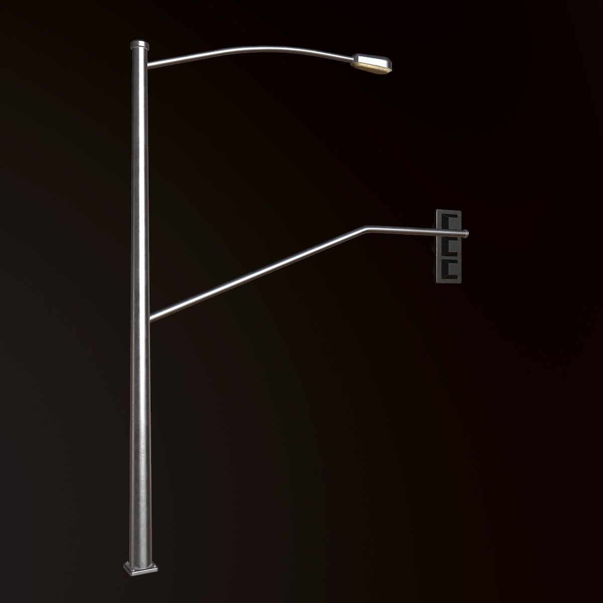 Traffic Light - PBR Game Ready Low-poly 3D model_4