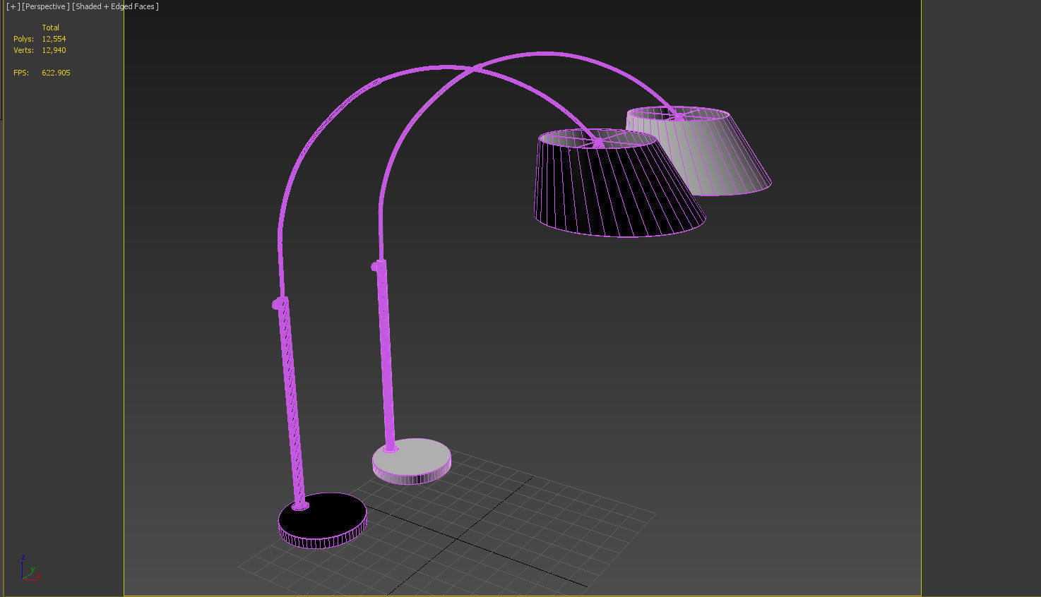 Arc Lamp 3D model_7