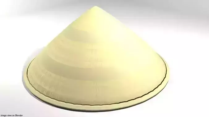 Hat - Conical 3D model