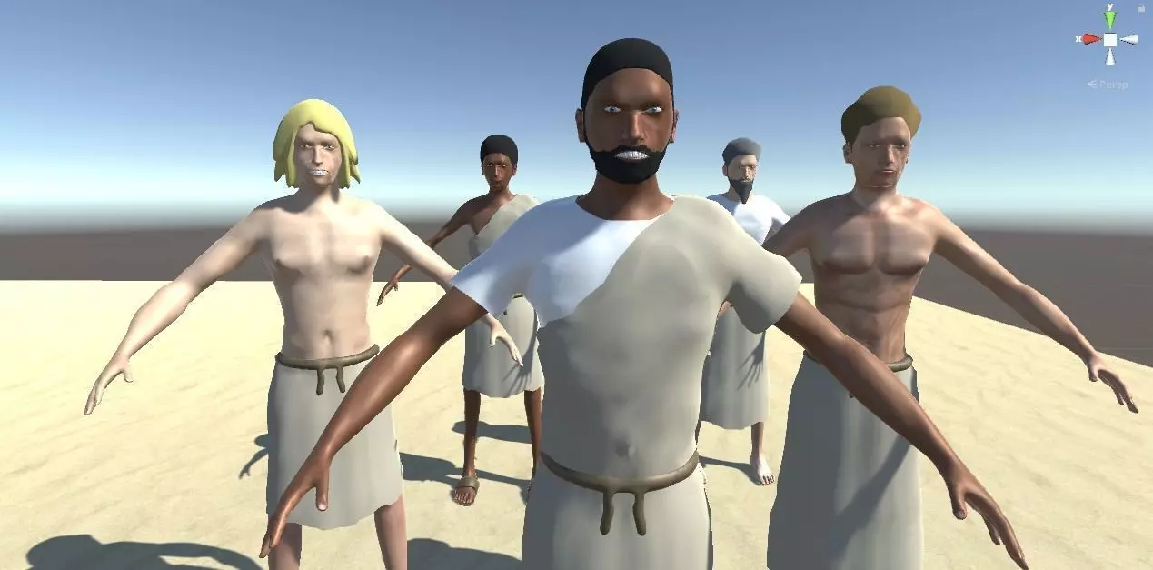 Custom Sumerian Male Free 3D model