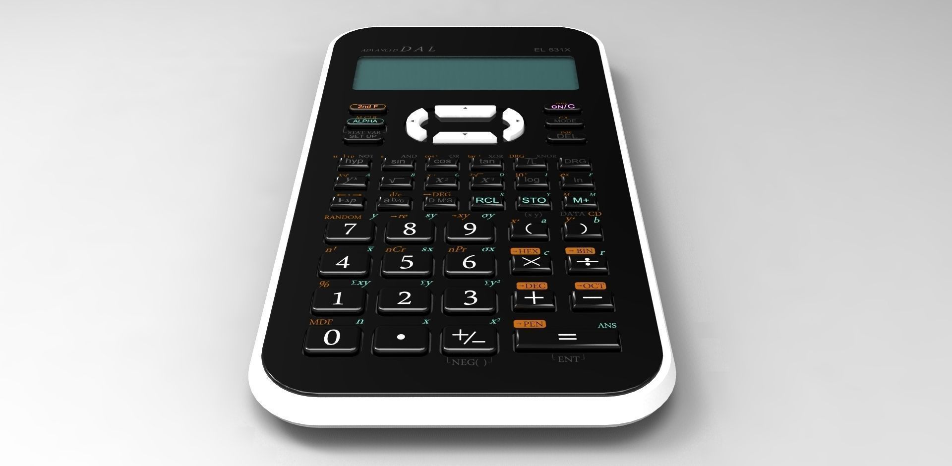 Calculator dwg 3D model_2