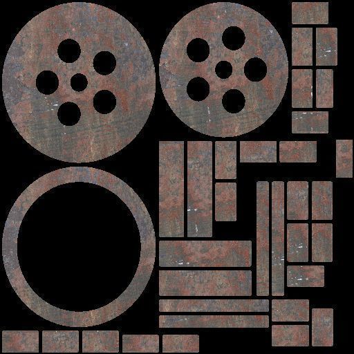 Old Minecart 3D model_12
