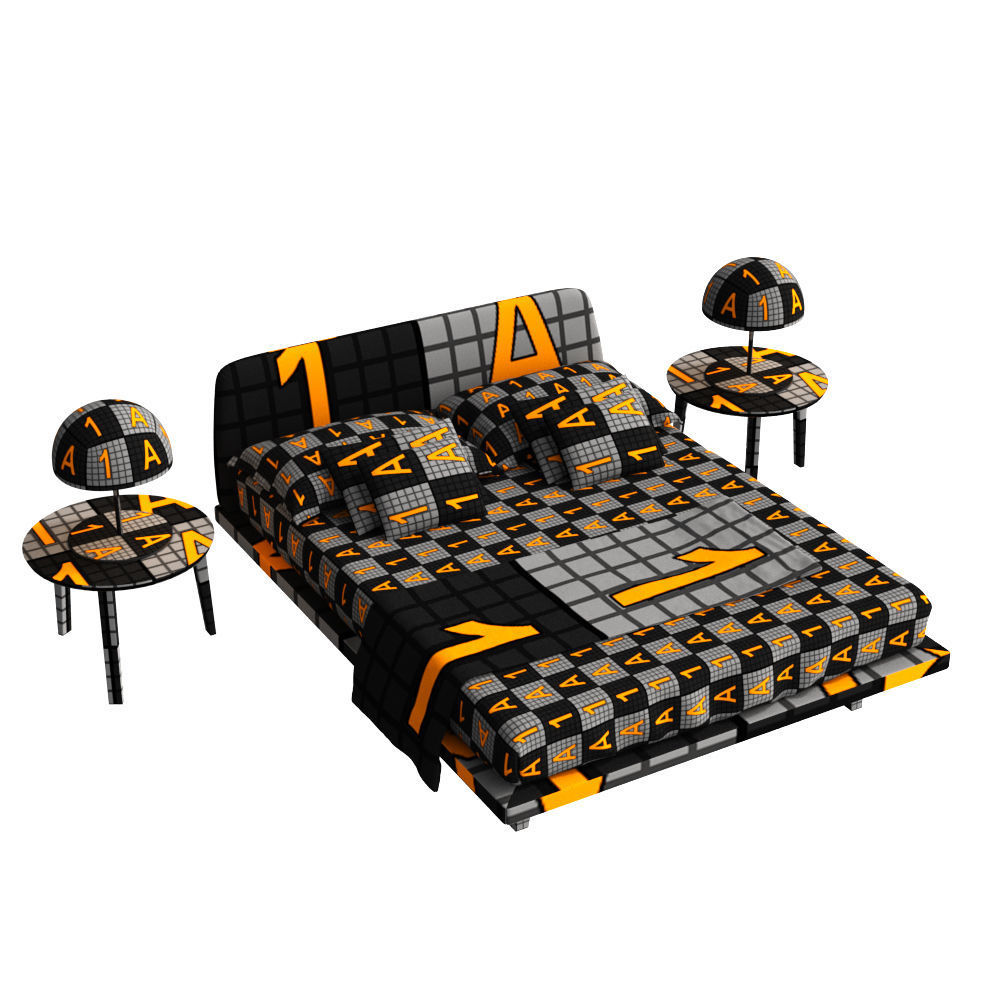 Riva 1920 mybed 3d model 3D model_2