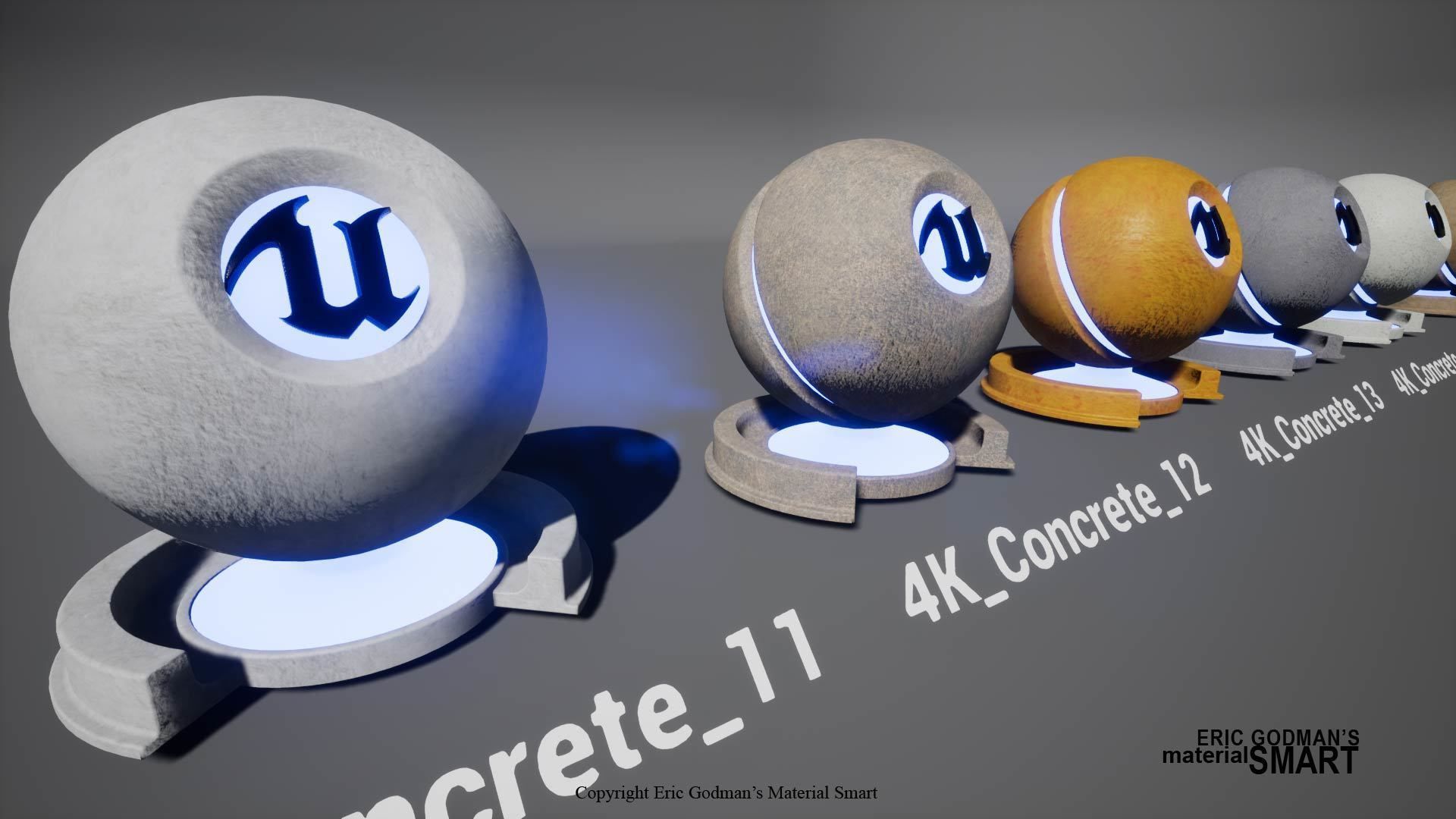 Optimized Concrete World Aligned Materials 3D model_11