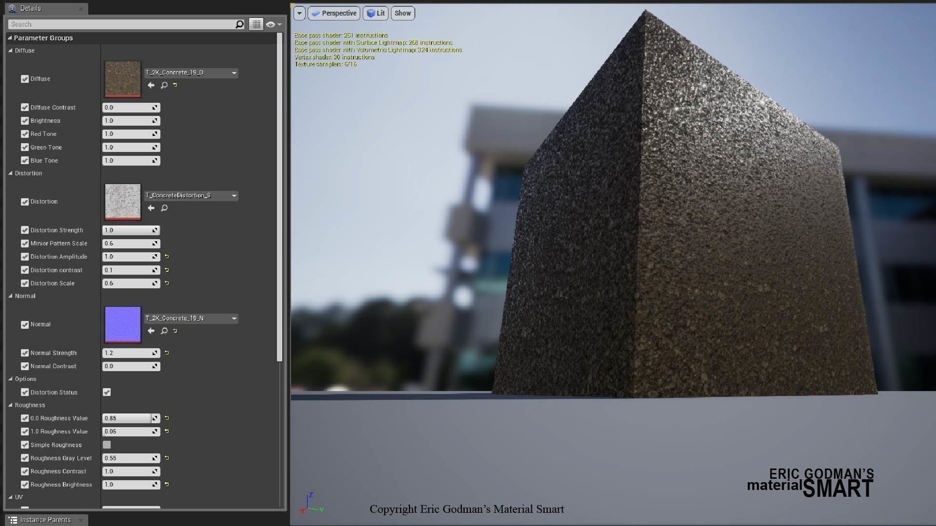 Optimized Concrete World Aligned Materials 3D model_20