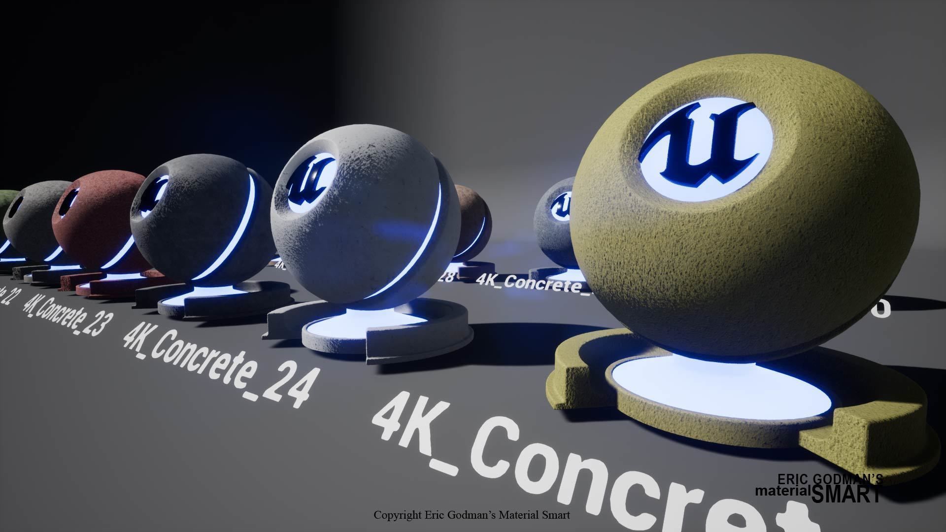 Optimized Concrete World Aligned Materials 3D model_16