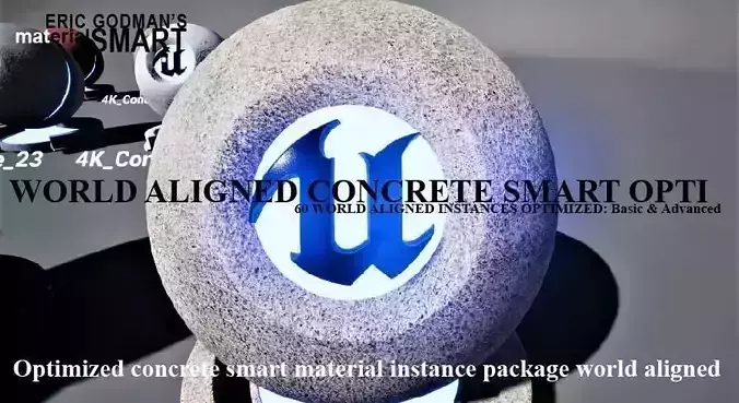 Optimized Concrete World Aligned Materials