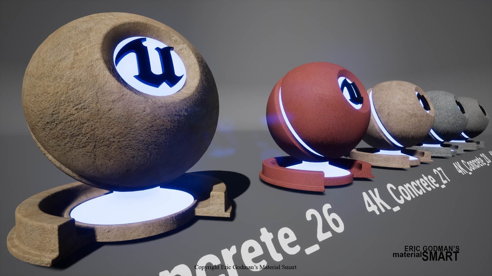 Optimized Concrete World Aligned Materials 3D model_17