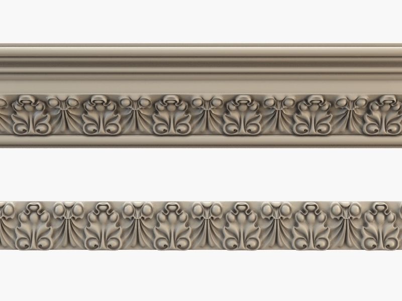 Cornice CNC 3D model_1