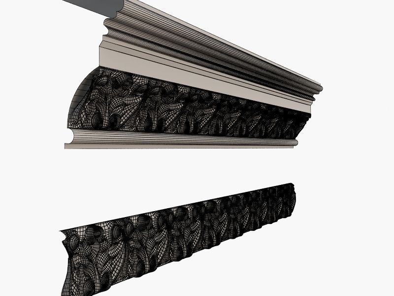 Cornice CNC 3D model_3