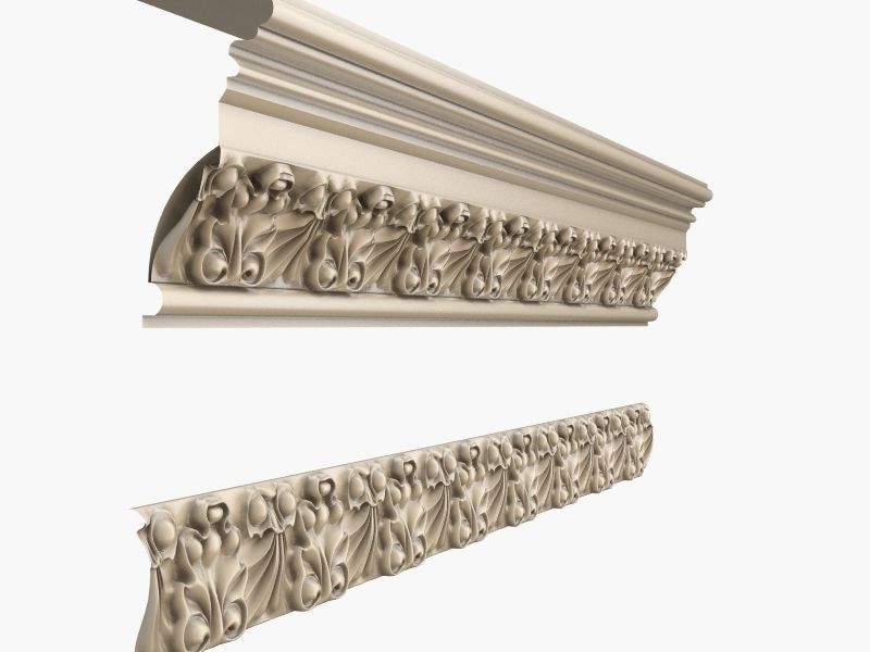 Cornice CNC 3D model_4