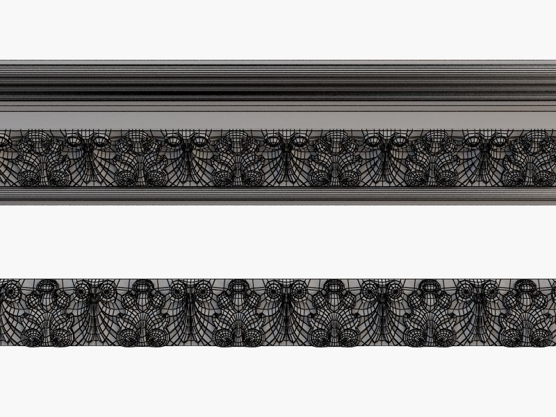 Cornice CNC 3D model_6