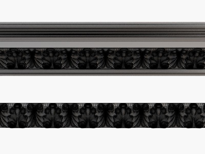 Cornice CNC 3D model_2