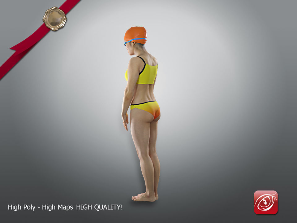 Swimmingpool Female AAS 002 3D model_3