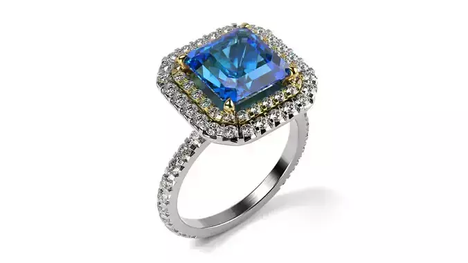 Large Sapphire ring