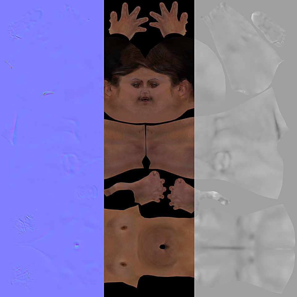 Swimmingpool Female AIN 002 3D model_11