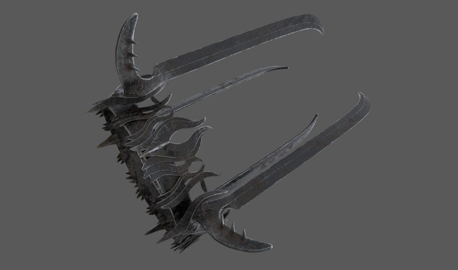 Witch-King of Angmars Crown Lord Of The Rings  Low-poly 3D model_5