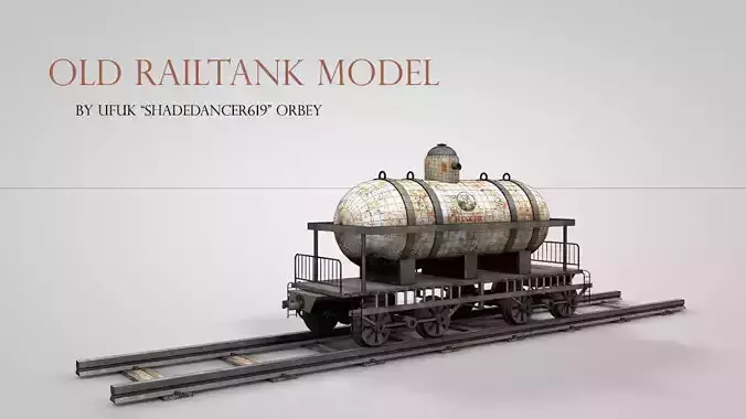 Old Railtank 3D model