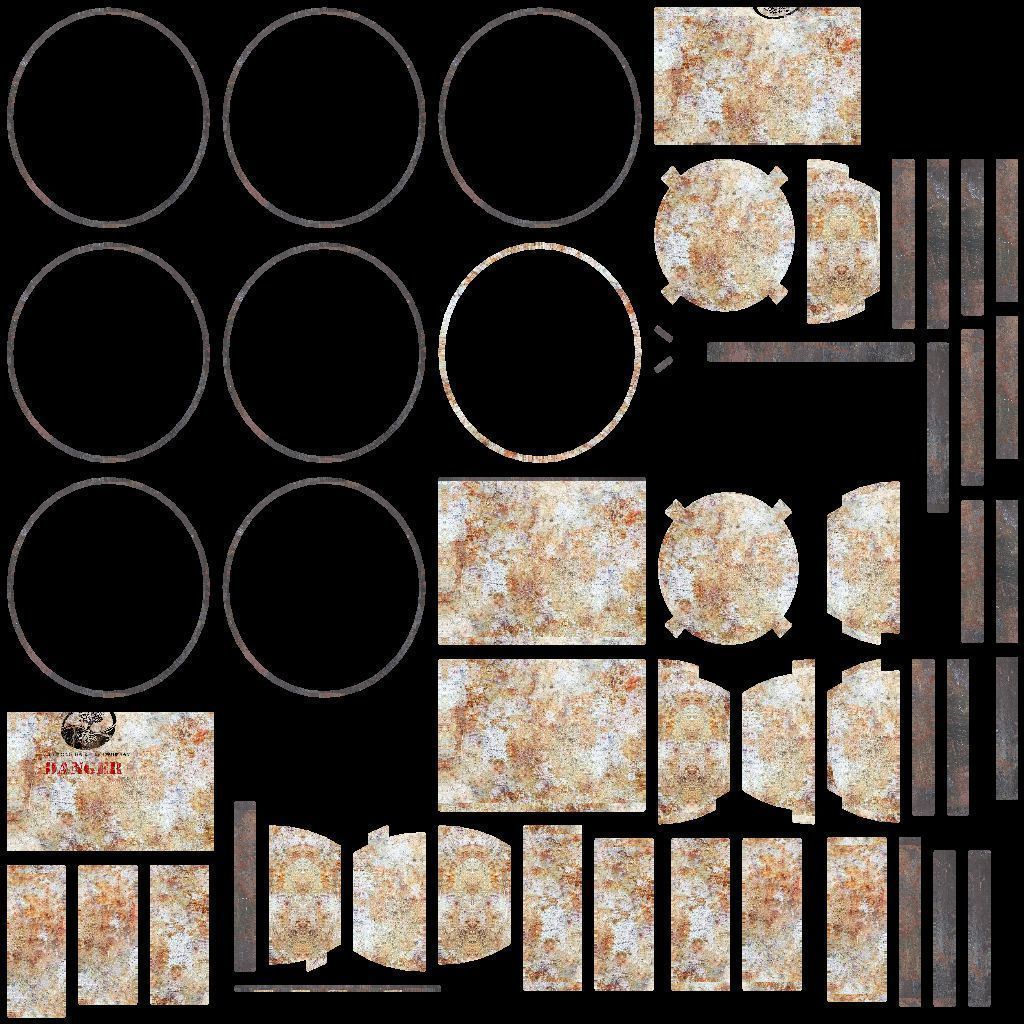 Old Railtank 3D model_16