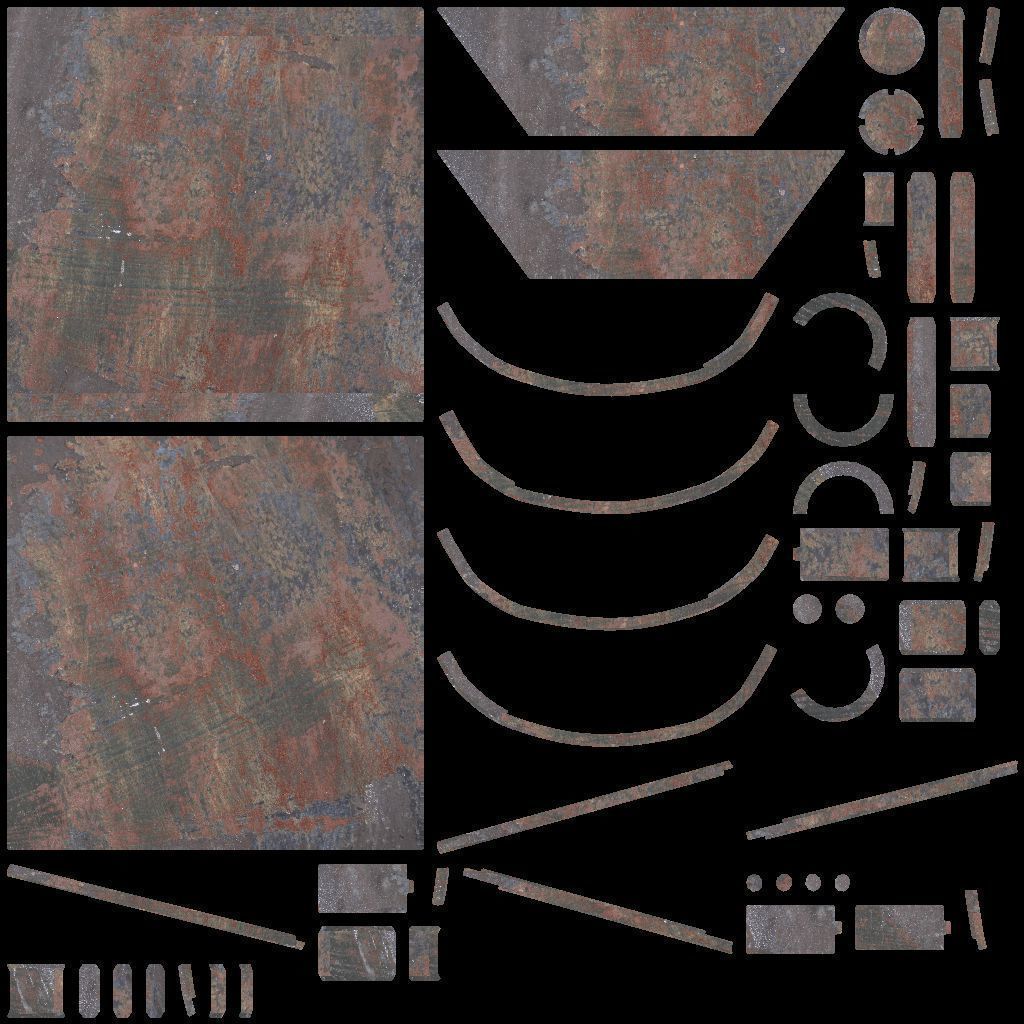 Old Railtank 3D model_13