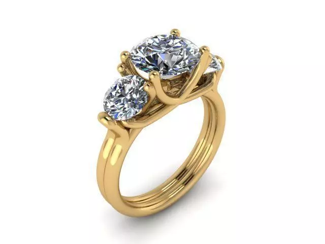 Ring T00727 3D print model_0