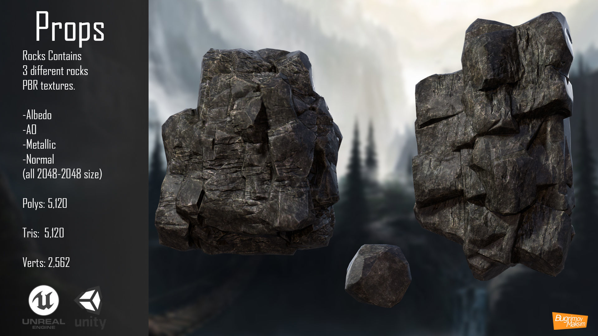  Viking Ulf Low-poly 3D model_9