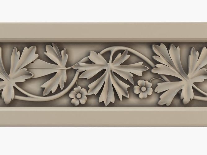 Gothic moulding CNC 3D model