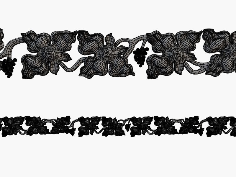 Gothic moulding CNC 3D model_2