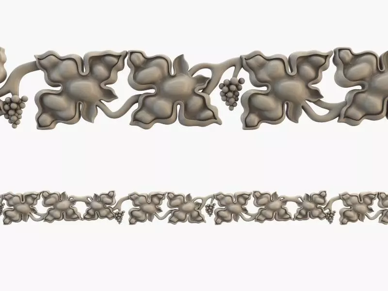 Gothic moulding CNC 3D model_0