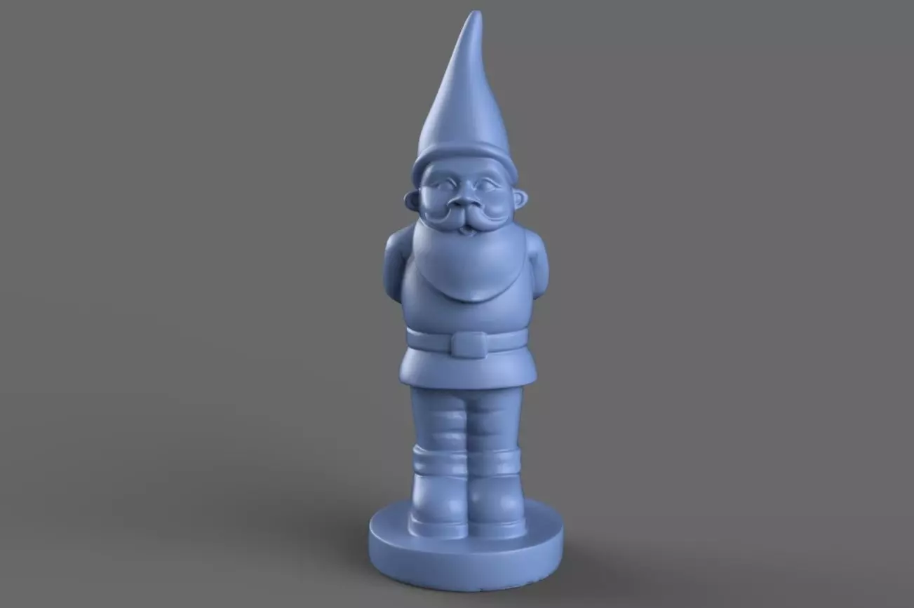 Gnome figurine 3D model