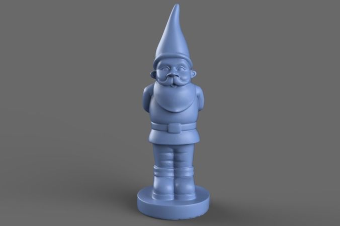 Gnome figurine 3D model