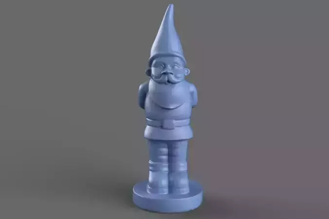 Gnome figurine 3D model