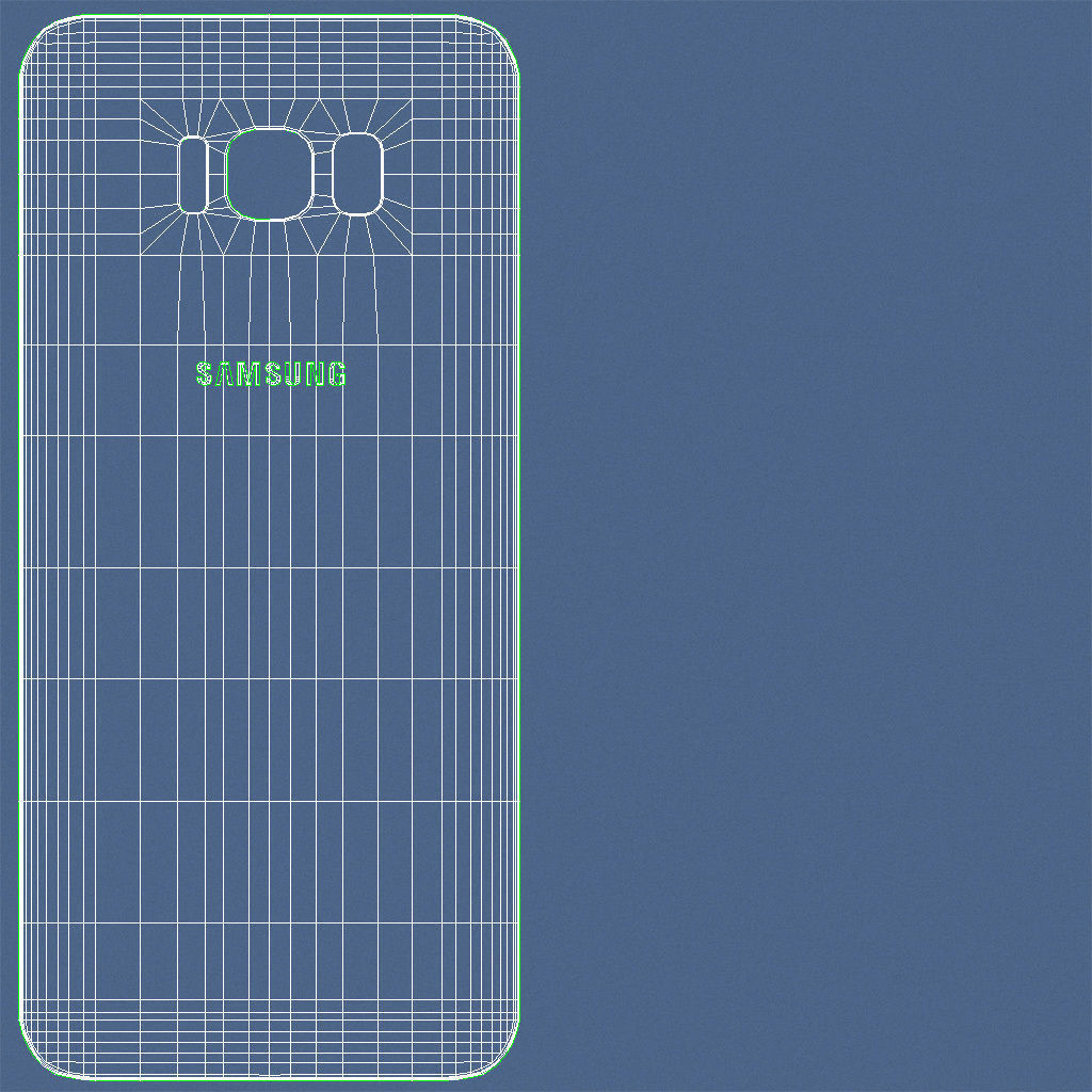 Samsung Galaxy S8 S8Plus and Note 8 Collection Low-poly 3D model_106