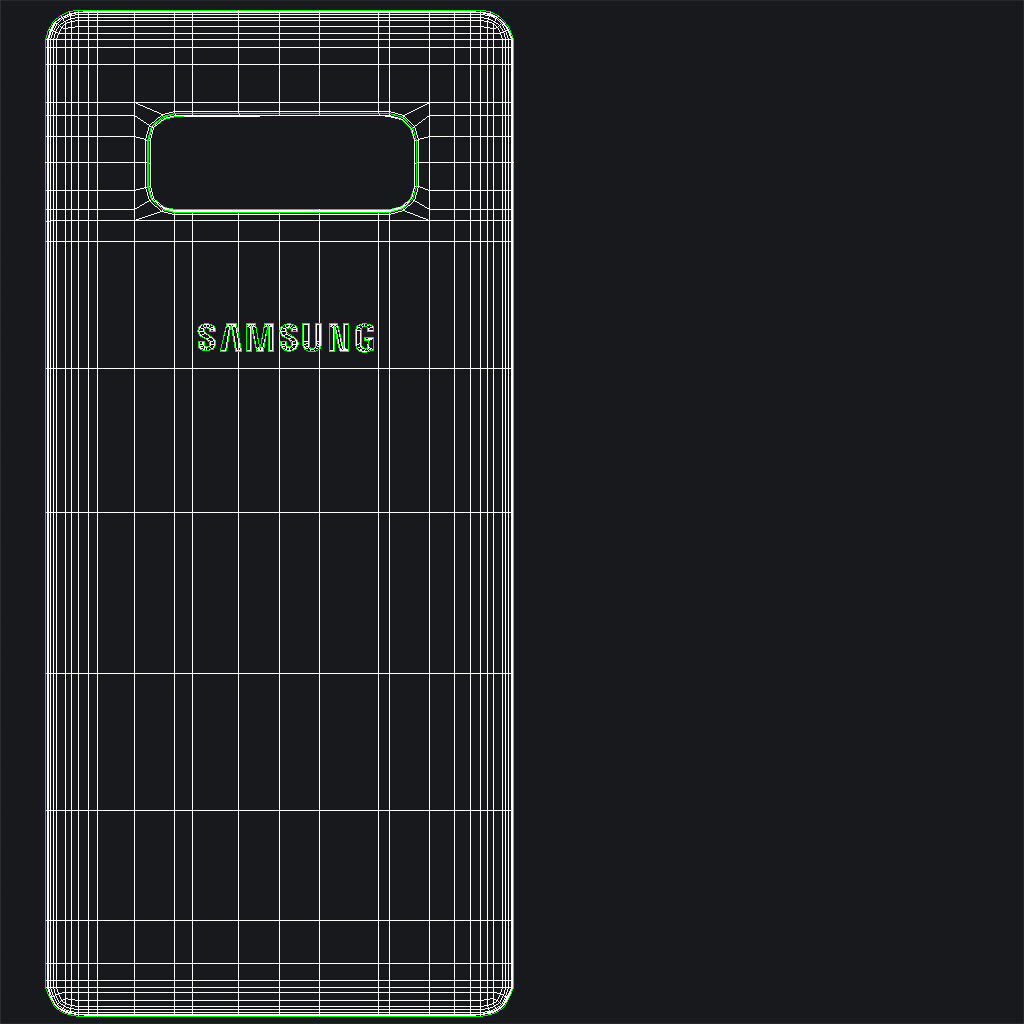 Samsung Galaxy S8 S8Plus and Note 8 Collection Low-poly 3D model_12