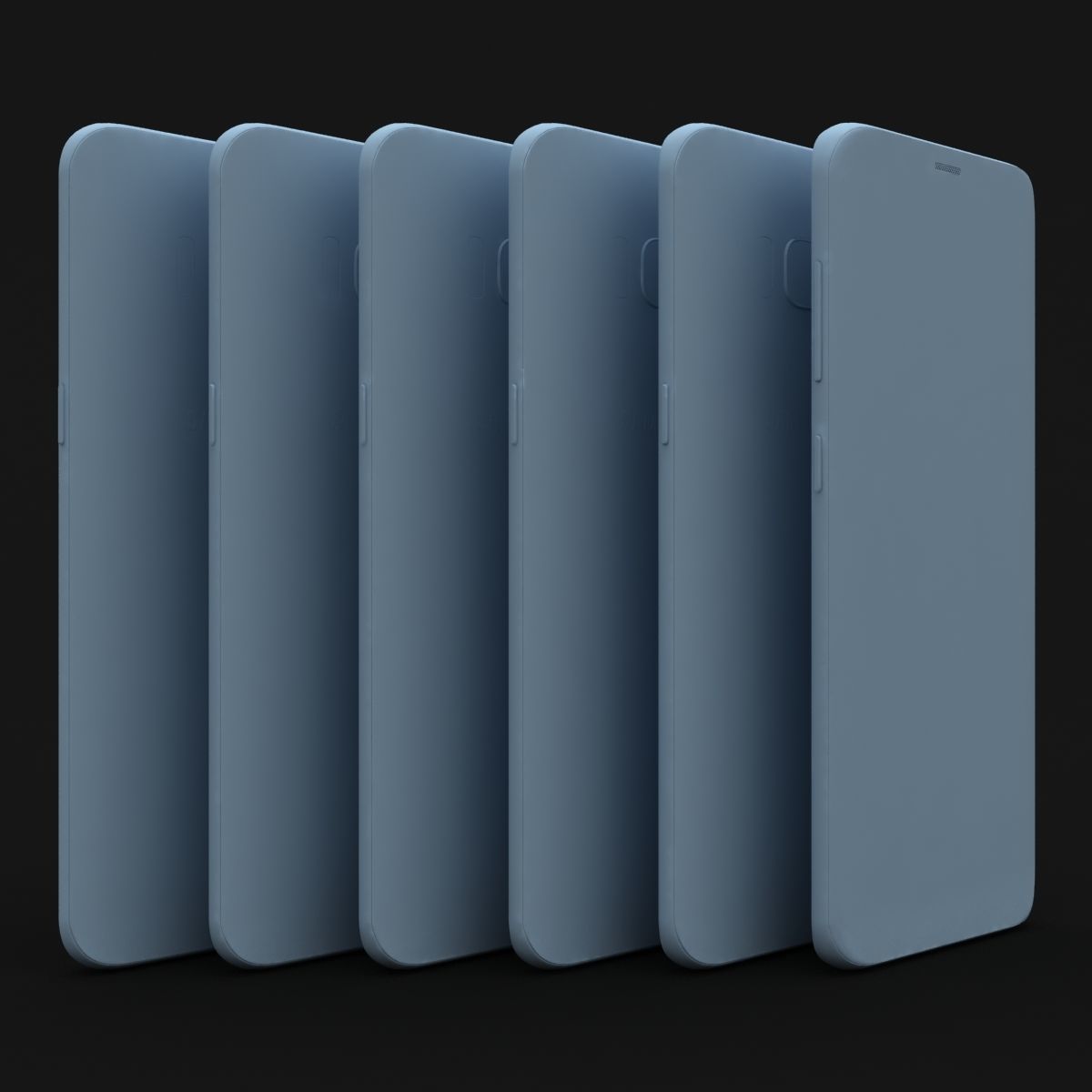 Samsung Galaxy S8 S8Plus and Note 8 Collection Low-poly 3D model_74