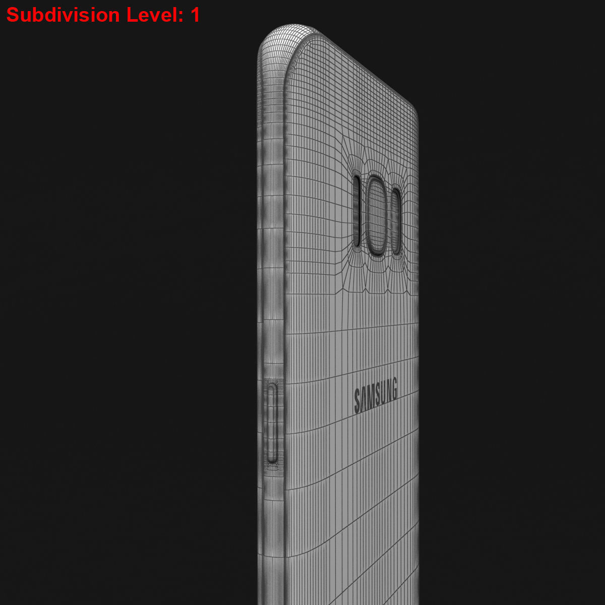 Samsung Galaxy S8 S8Plus and Note 8 Collection Low-poly 3D model_126