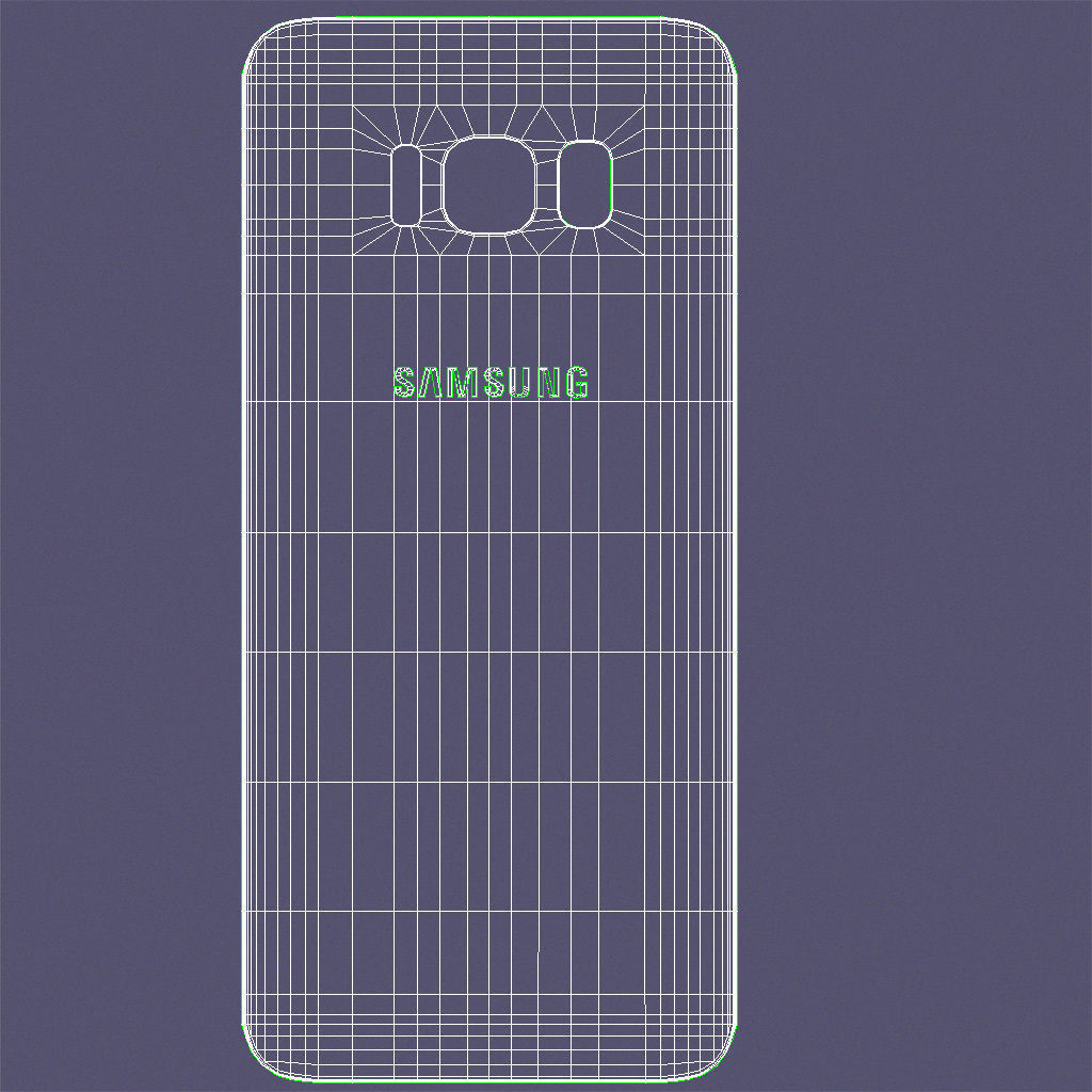 Samsung Galaxy S8 S8Plus and Note 8 Collection Low-poly 3D model_55