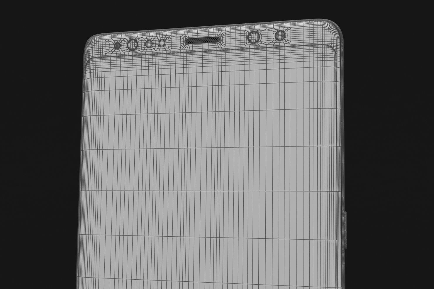 Samsung Galaxy S8 S8Plus and Note 8 Collection Low-poly 3D model_37