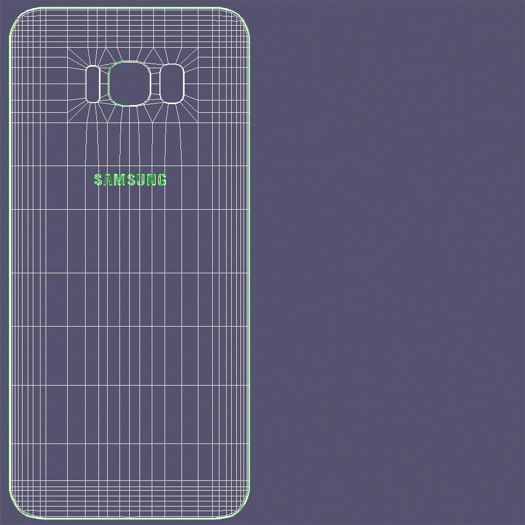 Samsung Galaxy S8 S8Plus and Note 8 Collection Low-poly 3D model_108