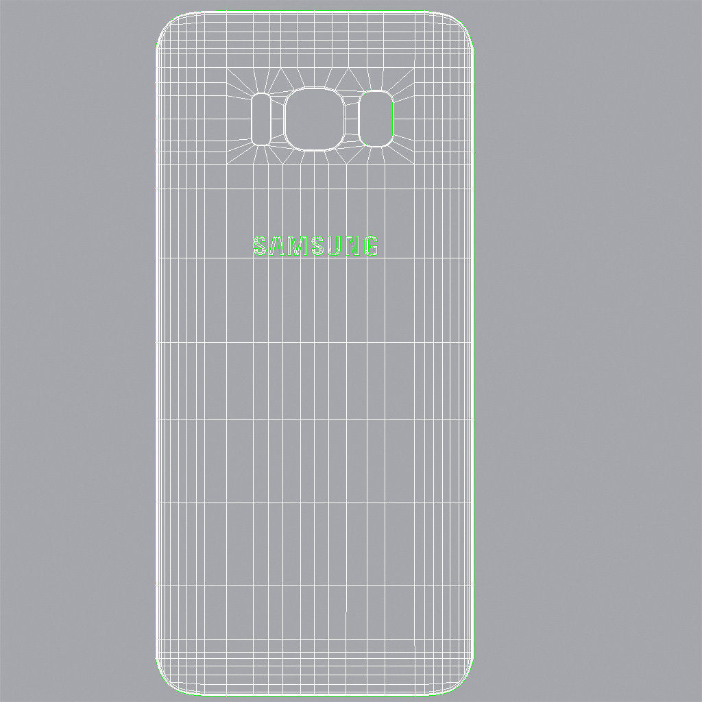 Samsung Galaxy S8 S8Plus and Note 8 Collection Low-poly 3D model_71