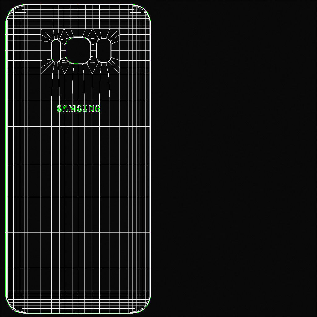 Samsung Galaxy S8 S8Plus and Note 8 Collection Low-poly 3D model_95